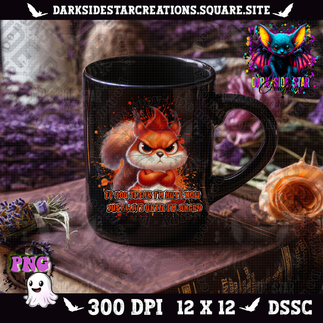 Angry Nuts PNG | 300 DPI | PNG | Digital Files Only (1)