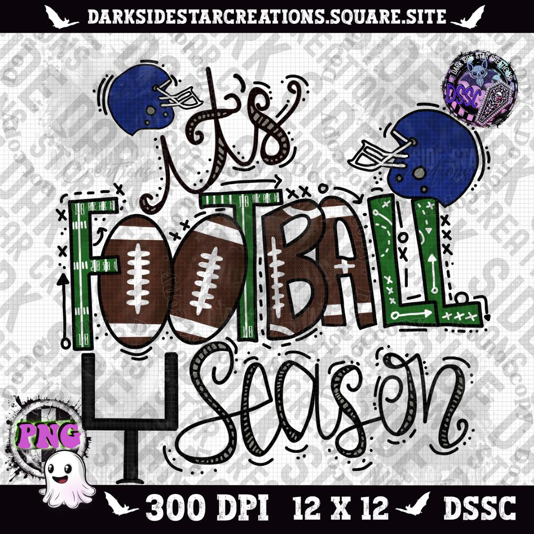 It's Football Season PNG | 300 DPI | PNG | Digital Files Only (1)