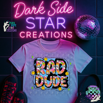Rad Dude PNG | 300 DPI | PNG | Digital Files Only (1)
