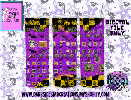 Ghoul Mail Tumbler Wrap Design PNG | 300 DPI | Tumbler Wrap | PNG | Digital Files Only (1)