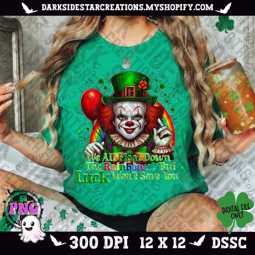 Luck Won’t Save You PNG | 300 DPI | PNG | Digital Files Only (1)