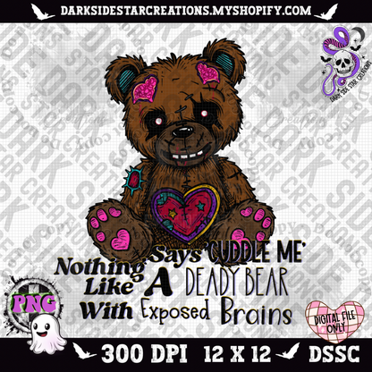 Cuddle Deady Bear PNG | 300 DPI | PNG | Digital Files Only (1)