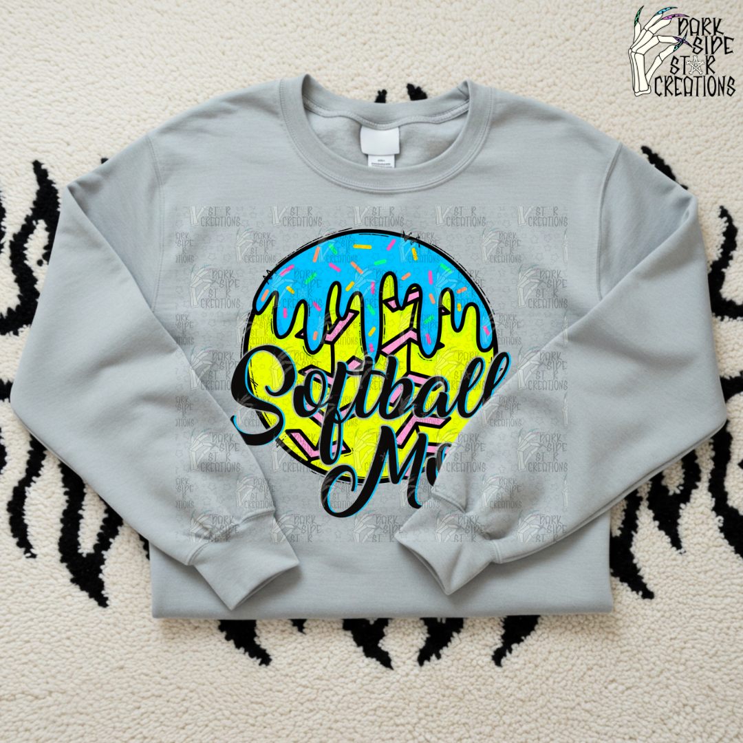 Softball Mom Sundae PNG | 300 DPI | PNG | Digital Files Only (4)