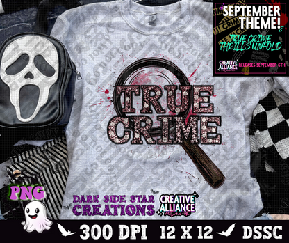 True Crime Creative Alliance Network CAN Collab 4th September 6th 2024 PNG | Tumbler | Collab | 300 DPI | PNG | Digital Files Only (32)