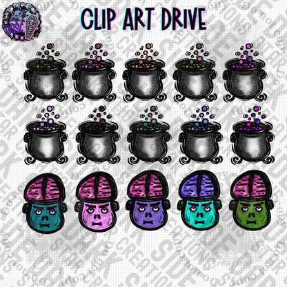 Clipart Drive By Dark Side Star Designs | 300 DPI | PNG | Digital File Clipart Drive | Elements | Digital Files Only