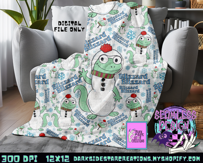 Blizzard Blizzard Seamless Design PNG | 300 DPI | 12X12 | Seamless | PNG | Digital Files Only (1)