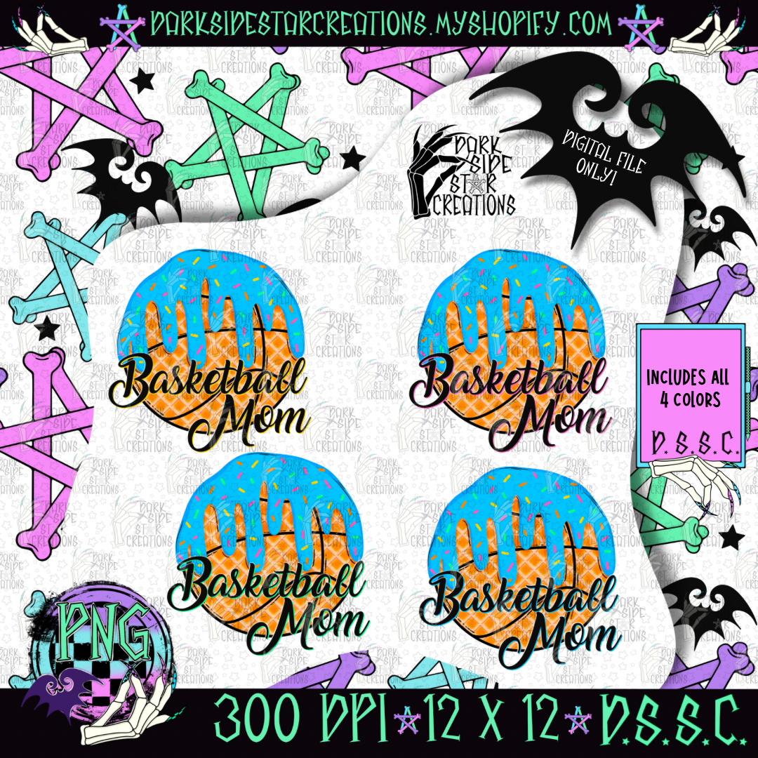Basketball Mom Sundae PNG | 300 DPI | PNG | Digital Files Only (4)