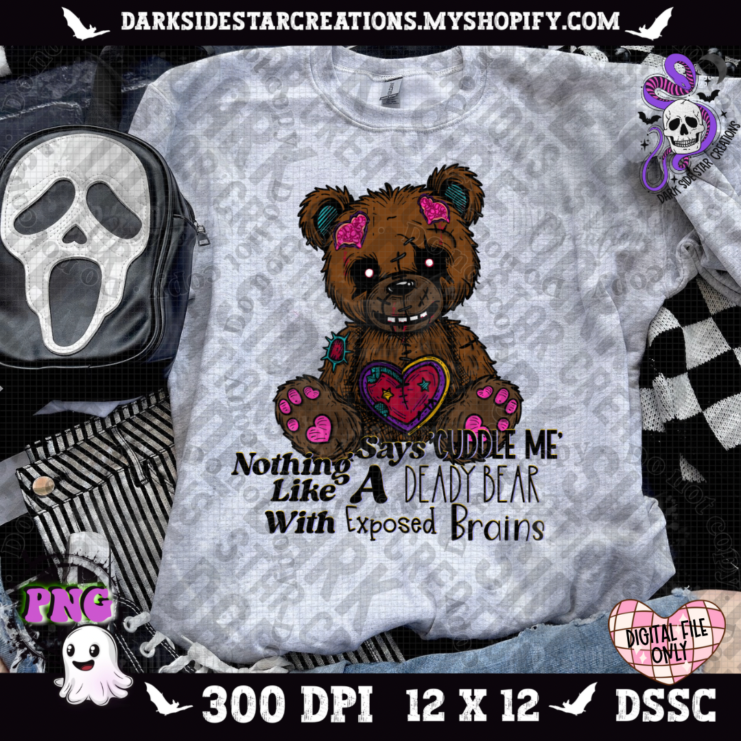 Cuddle Deady Bear PNG | 300 DPI | PNG | Digital Files Only (1)