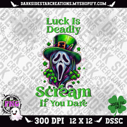 Scream If You Dare PNG | 300 DPI | PNG | Digital Files Only (1)