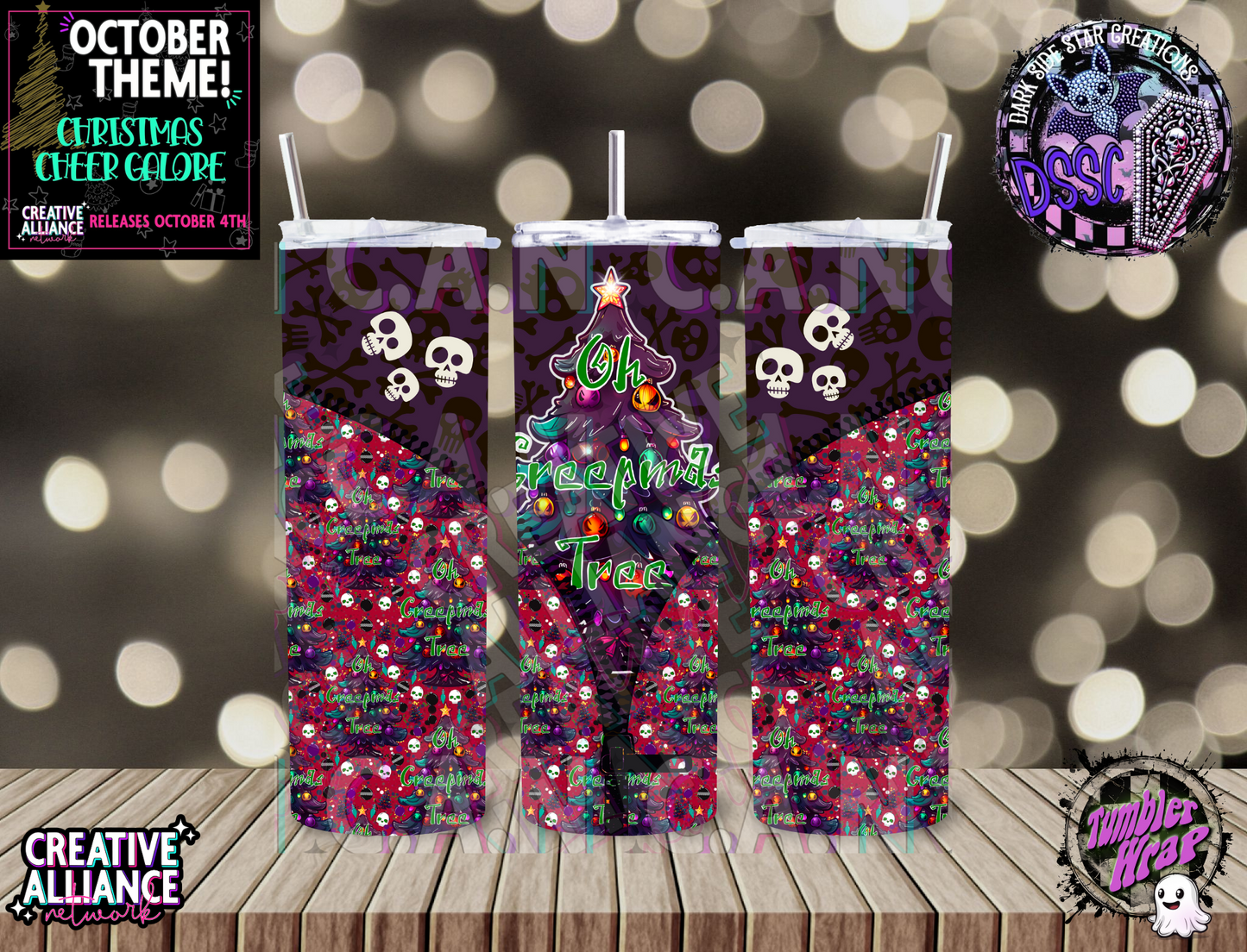 Christmas Cheer Creative Alliance Network CAN Collab 5th October 11th 2024 PNG | Tumbler | Collab | 300 DPI | PNG | Digital Files Only (30)