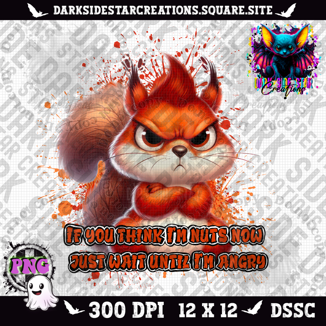 Angry Nuts PNG | 300 DPI | PNG | Digital Files Only (1)