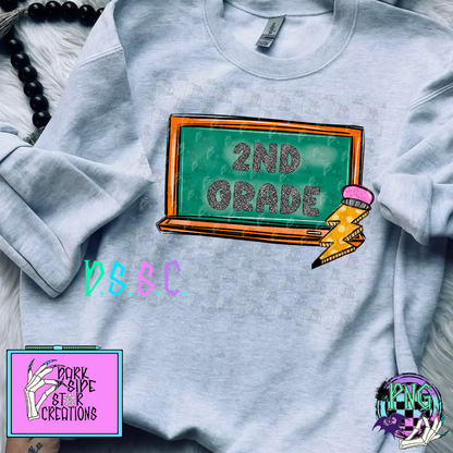 Back To School Chalkboard Bundle PNG | 300 DPI | PNG | Digital Files Only | Bundle | (14)