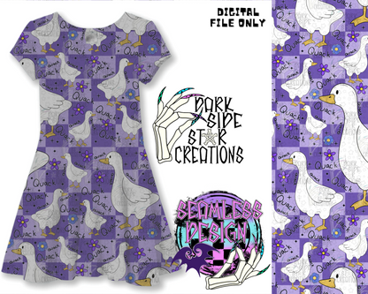 Quack Quack Seamless Design PNG | 300 DPI | 12X12 | Seamless | PNG | Digital Files Only (2)