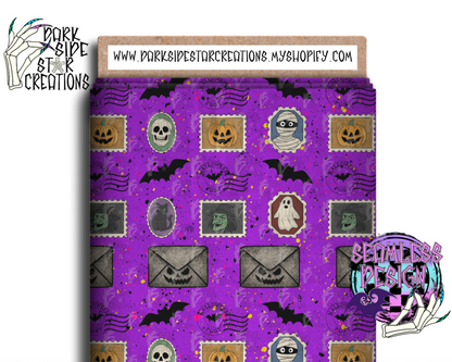 Ghoul Mail Seamless Design PNG | 300 DPI | 12X12 | Seamless | PNG | Digital Files Only (2 sizes included)