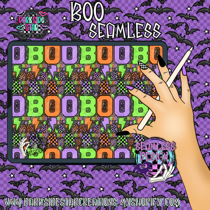 Neon Nightmares Collab With Mystic Moon Digitals | Collab | 300 DPI | PNG | Seamless | Tumbler Digital Files Only