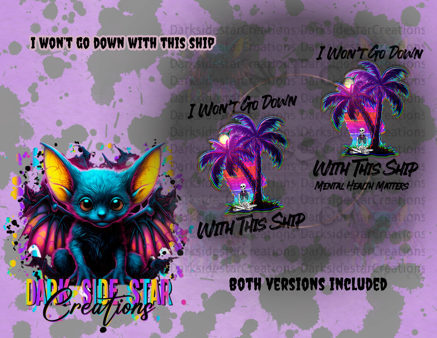 I WON'T GO DOWN DIGITAL CREATIONS PNG/SVG