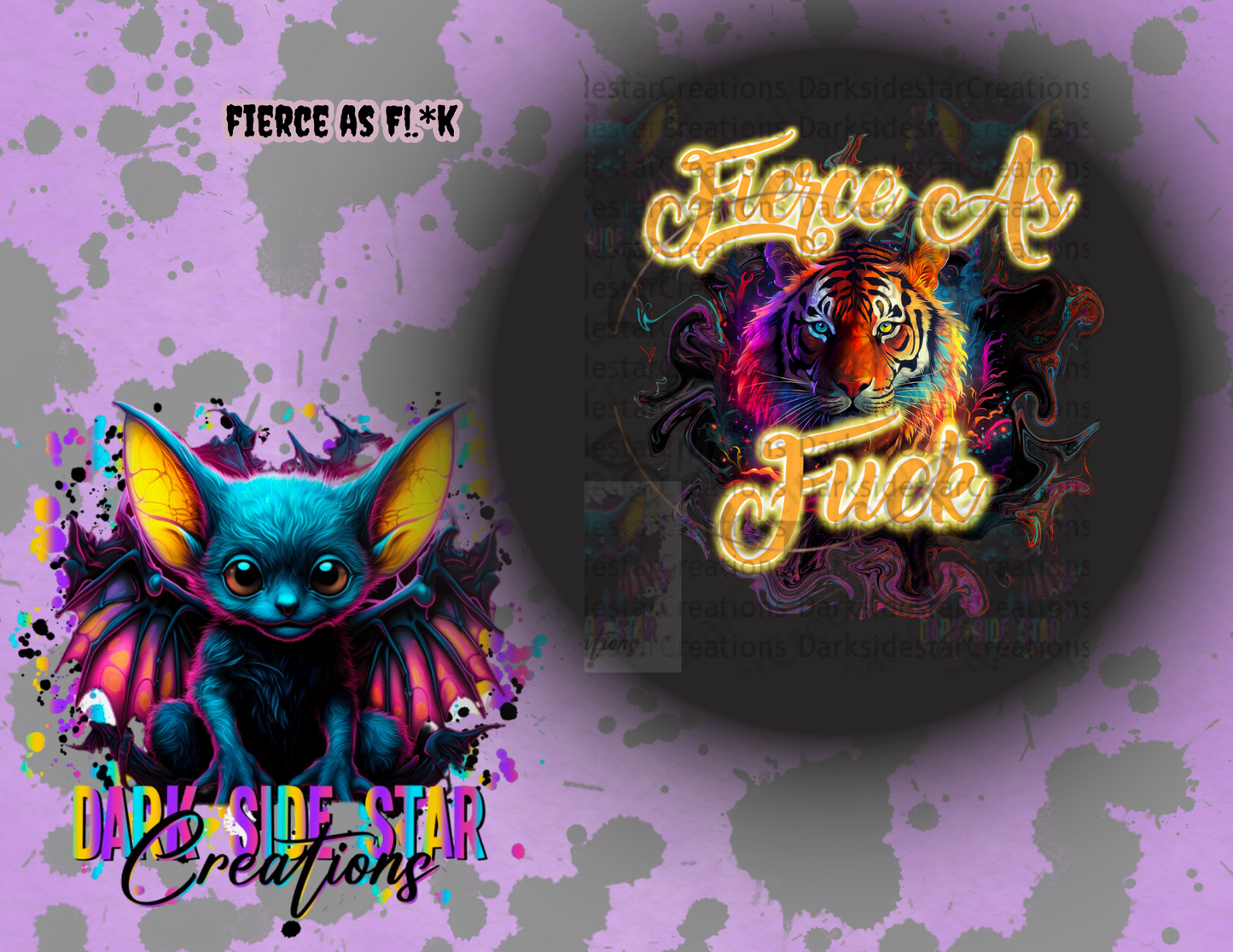 FIERCE AS F*!K  DIGITAL CREATIONS PNG/SVG