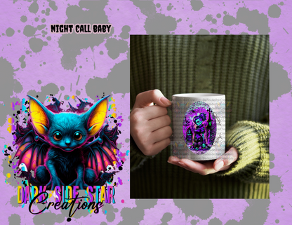 Night Call Baby Digital Creation PNG/SVG Zombie Girl