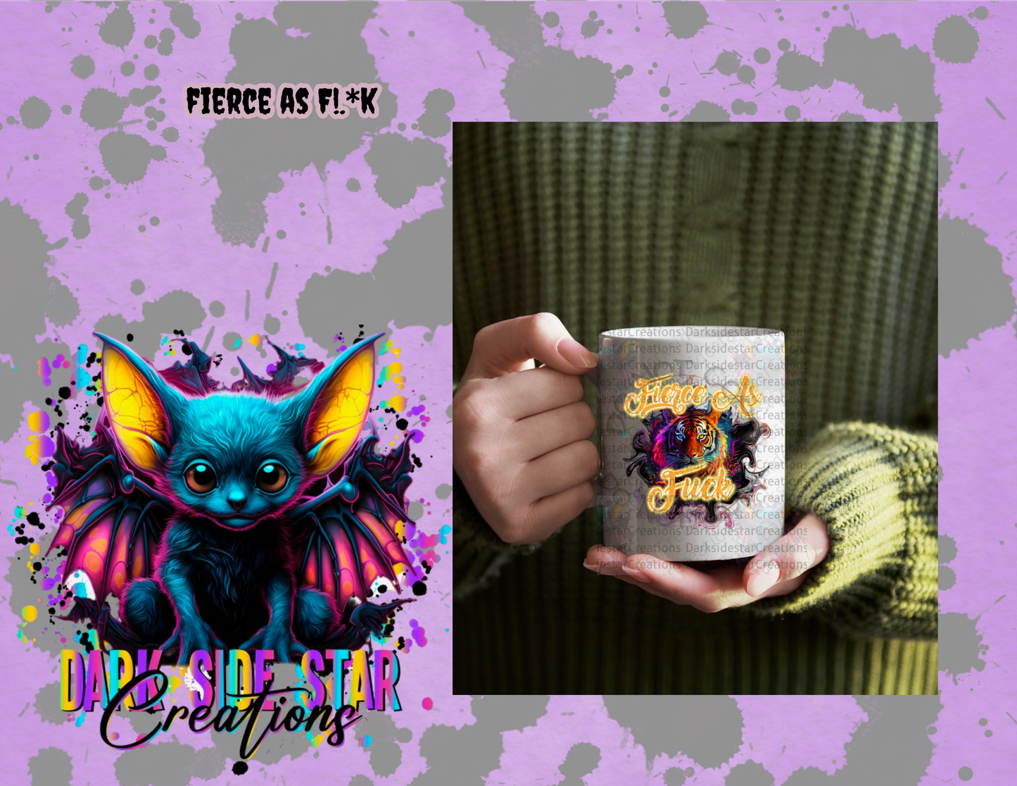 FIERCE AS F*!K  DIGITAL CREATIONS PNG/SVG