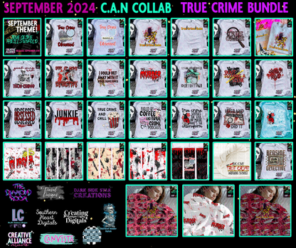 True Crime Creative Alliance Network CAN Collab 4th September 6th 2024 PNG | Tumbler | Collab | 300 DPI | PNG | Digital Files Only (32)