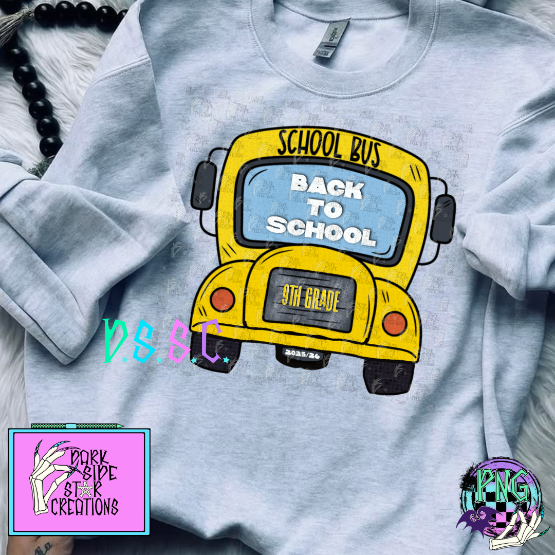 Back To School Bus Bundle PNG | 300 DPI | PNG | Digital Files Only | Bundle (13)