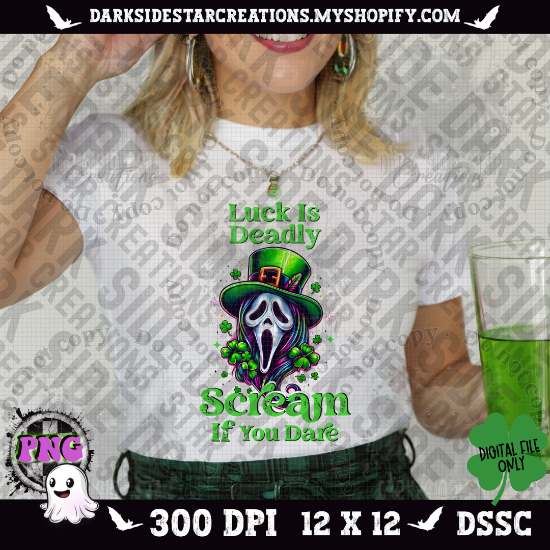 Scream If You Dare PNG | 300 DPI | PNG | Digital Files Only (1)