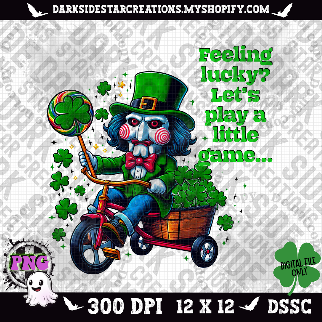 Feeling Lucky? PNG | 300 DPI | PNG | Digital Files Only (1)