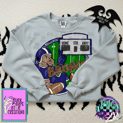 Football Mascot Broncos PNG | 300 DPI | PNG | Digital Files Only (1)