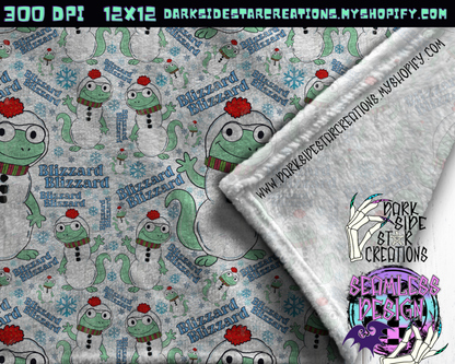 Blizzard Blizzard Seamless Design PNG | 300 DPI | 12X12 | Seamless | PNG | Digital Files Only (1)