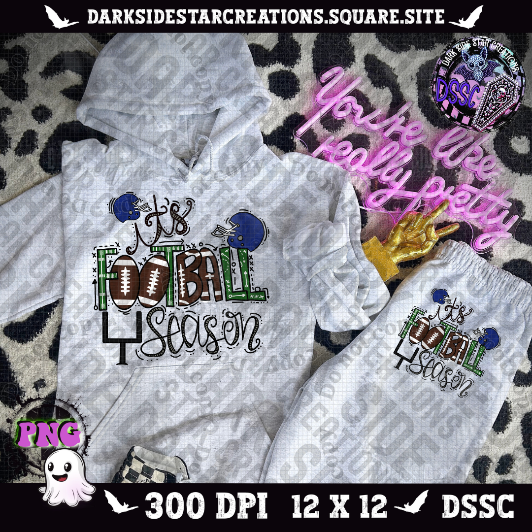 It's Football Season PNG | 300 DPI | PNG | Digital Files Only (1)