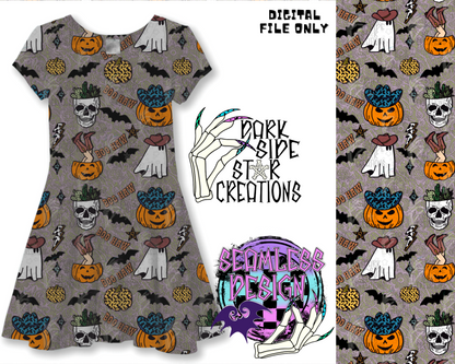 Spooky Western Collab With Diesel Designs PNG | Collab | 300 DPI | PNG | Libby Wrap | Seamless | Tumbler Digital Files Only (10)