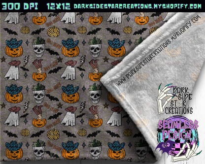 Spooky Western Collab With Diesel Designs PNG | Collab | 300 DPI | PNG | Libby Wrap | Seamless | Tumbler Digital Files Only (10)