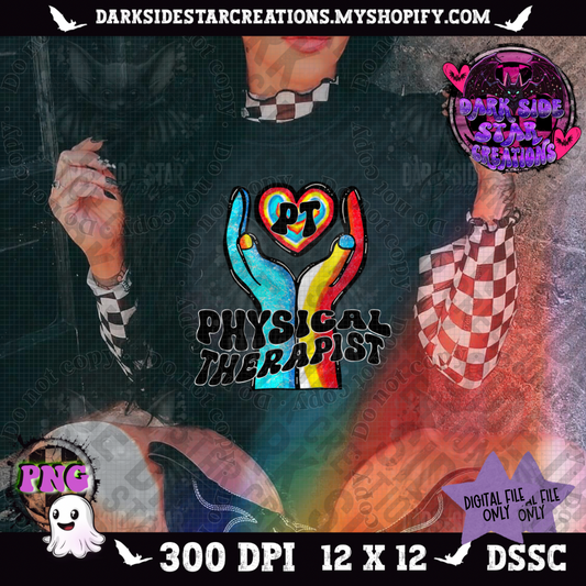 Physical Therapist PT PNG | 300 DPI | PNG | Digital Files Only (1)