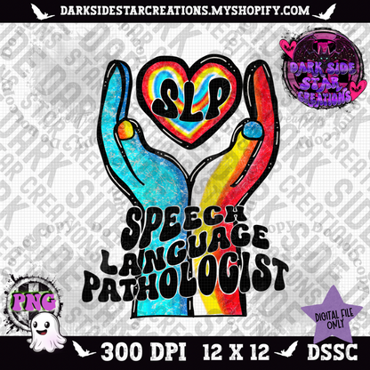 Speech Language Pathologist SLP PNG | 300 DPI | PNG | Digital Files Only (1)