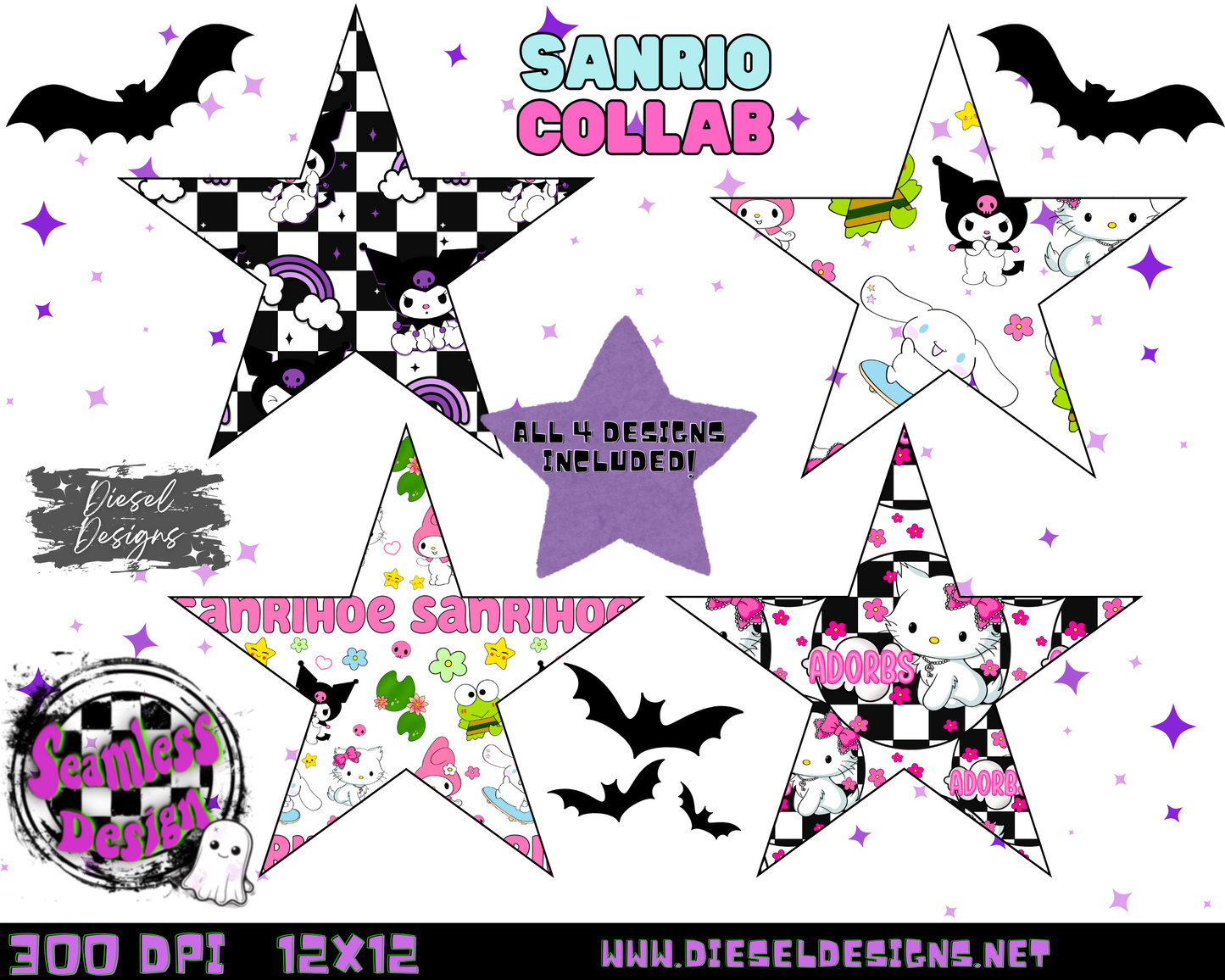 Sanrio Collab PNG | Collab | 300 DPI | PNG | Digital Files Only (30)