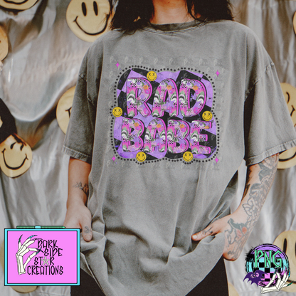 Rad Babe PNG | 300 DPI | PNG | Digital Files Only (1)