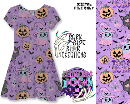 Everyday Halloween Designs Collab with The Spunky Mama  PNG | Collab | 300 DPI | PNG | Seamless | Digital Files Only (10)