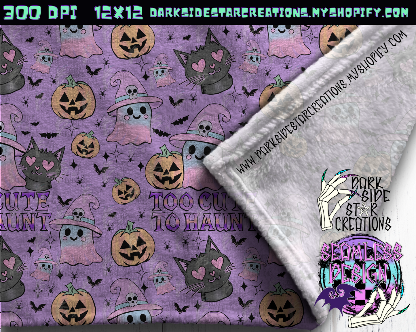 Everyday Halloween Designs Collab with The Spunky Mama  PNG | Collab | 300 DPI | PNG | Seamless | Digital Files Only (10)