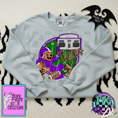 Football Mascot Tigers PNG | 300 DPI | PNG | Digital Files Only (1)