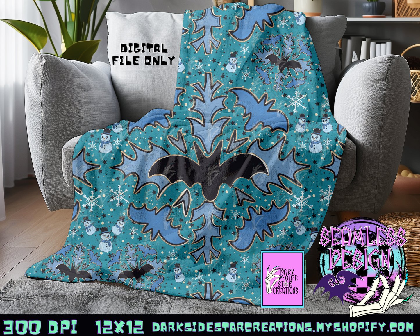 Spooky Winter Collab With Diesel Designs| Collab | 300 DPI | PNG | Tumbler Wrap | Seamless | Libby Wrap | Digital Files Only (20)