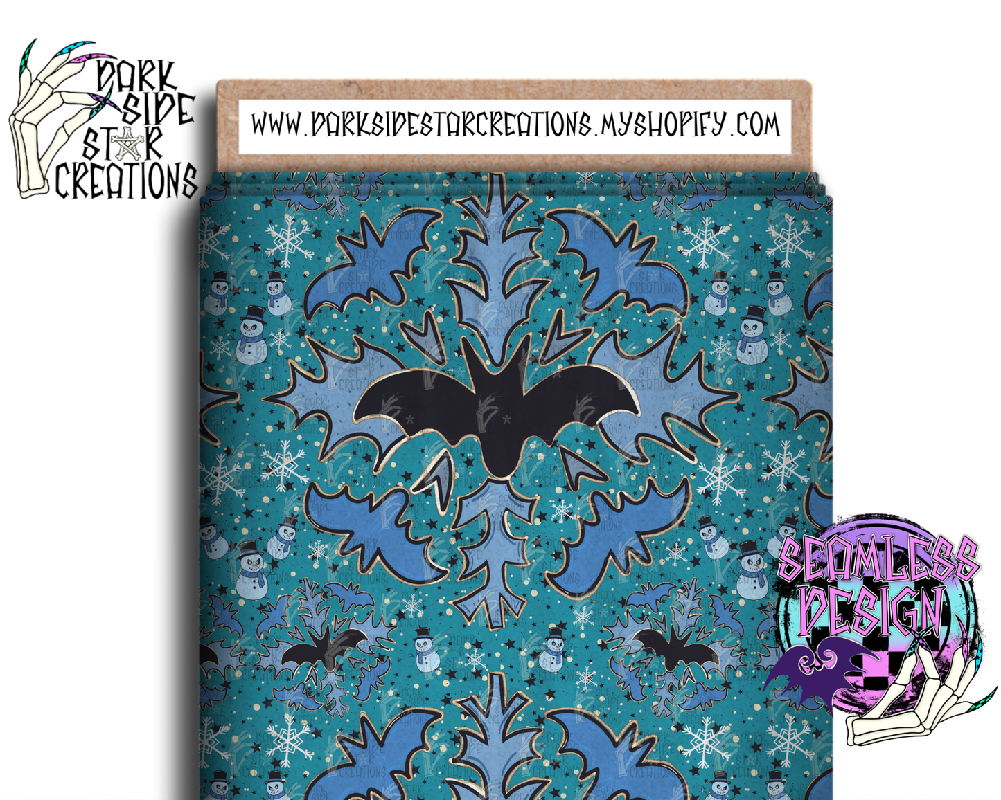Spooky Winter Collab With Diesel Designs| Collab | 300 DPI | PNG | Tumbler Wrap | Seamless | Libby Wrap | Digital Files Only (20)