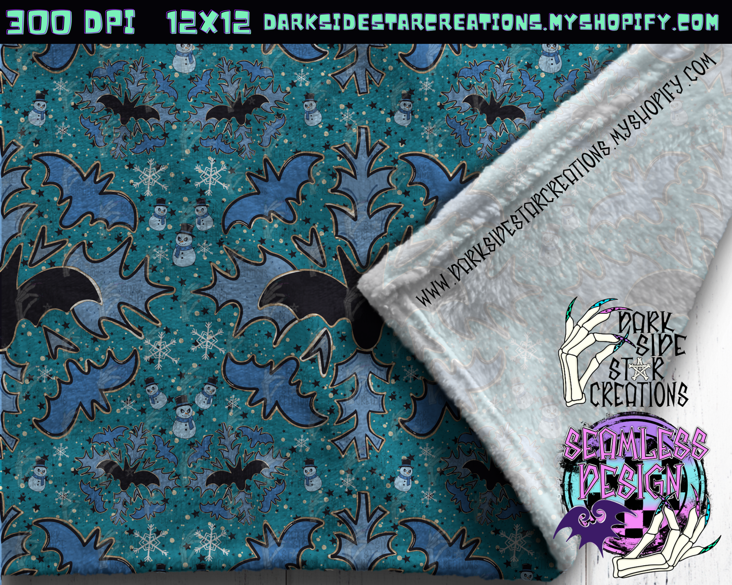 Spooky Winter Collab With Diesel Designs| Collab | 300 DPI | PNG | Tumbler Wrap | Seamless | Libby Wrap | Digital Files Only (20)