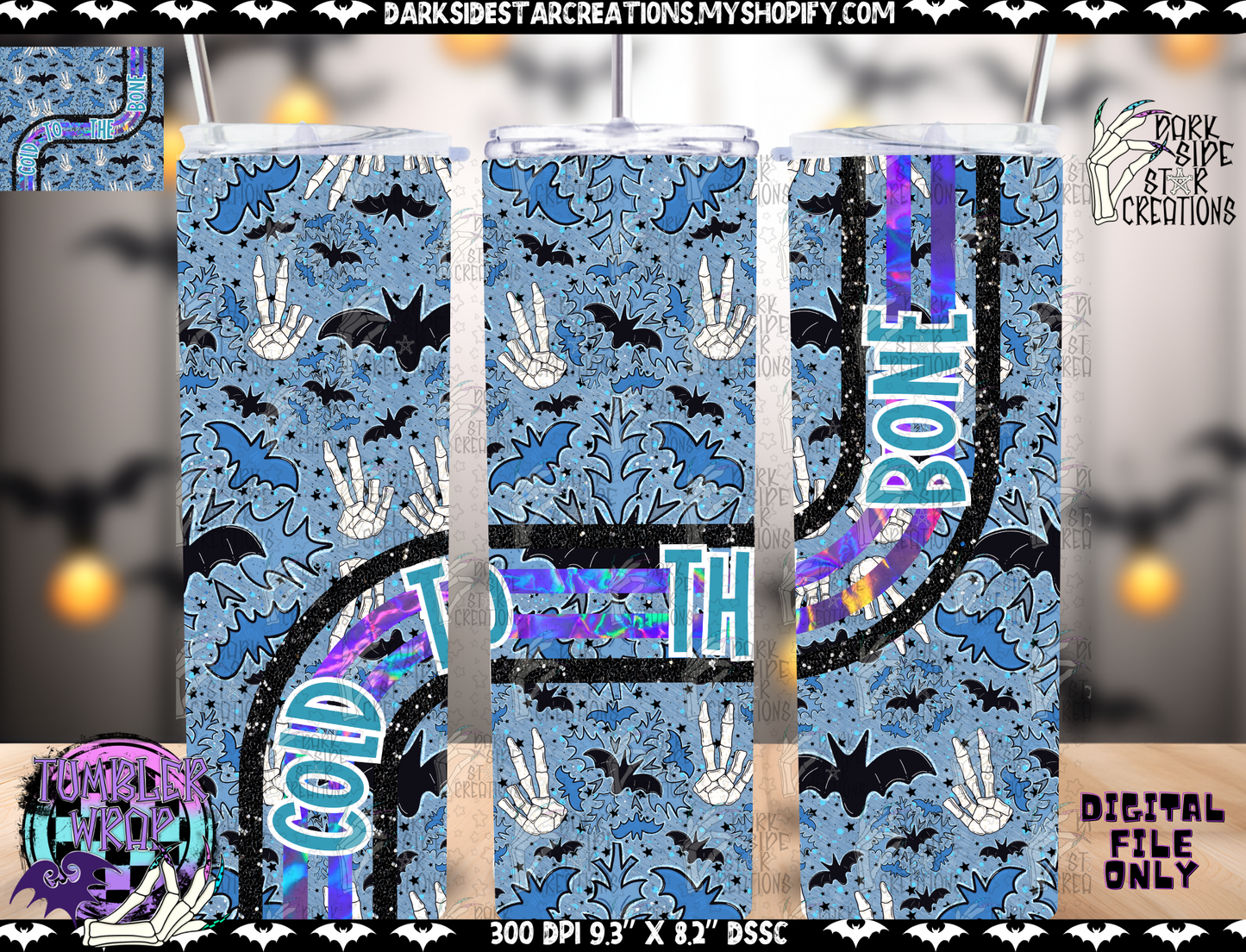 Spooky Winter Collab With Diesel Designs| Collab | 300 DPI | PNG | Tumbler Wrap | Seamless | Libby Wrap | Digital Files Only (20)