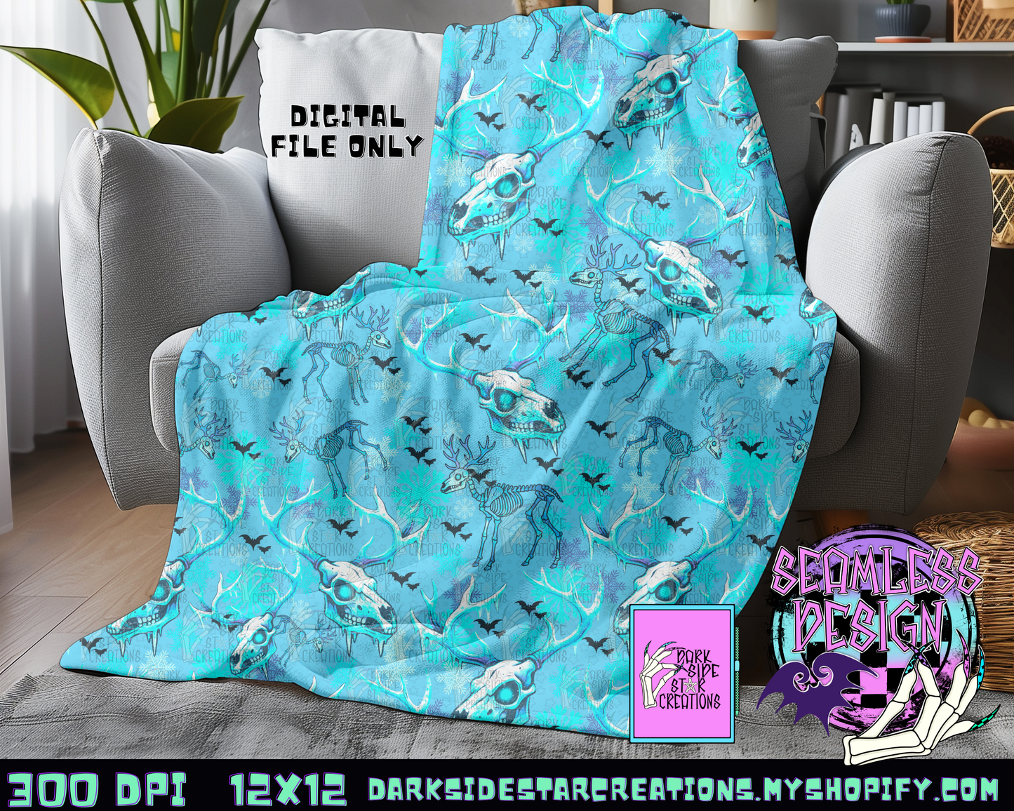 Spooky Winter Collab With Diesel Designs| Collab | 300 DPI | PNG | Tumbler Wrap | Seamless | Libby Wrap | Digital Files Only (20)