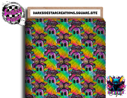 Spooktastic Rainbow Seamless Design PNG | 300 DPI | 12X12 | Seamless | PNG | Digital Files Only (3 Sizes Included)