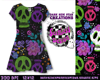 Spooky Boo-gie Seamless Designs PNG | 300 DPI | 12X12 | Seamless | PNG | Digital Files Only ( 3 Sizes Included)