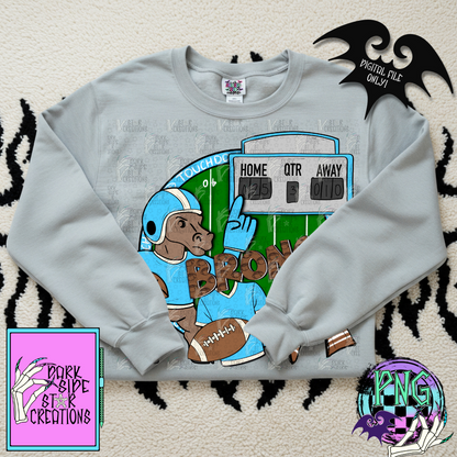 Football Mascot Broncos PNG | 300 DPI | PNG | Digital Files Only (1)