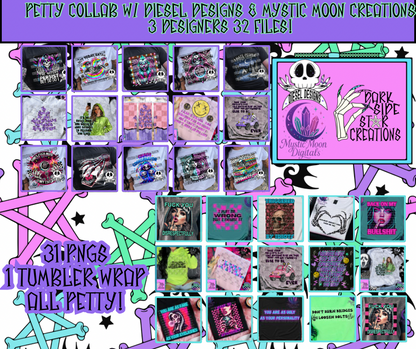Petty Collab With DD & MMC | Collab | 300 DPI | PNG |  Tumbler Wrap |Digital Files Only (30)