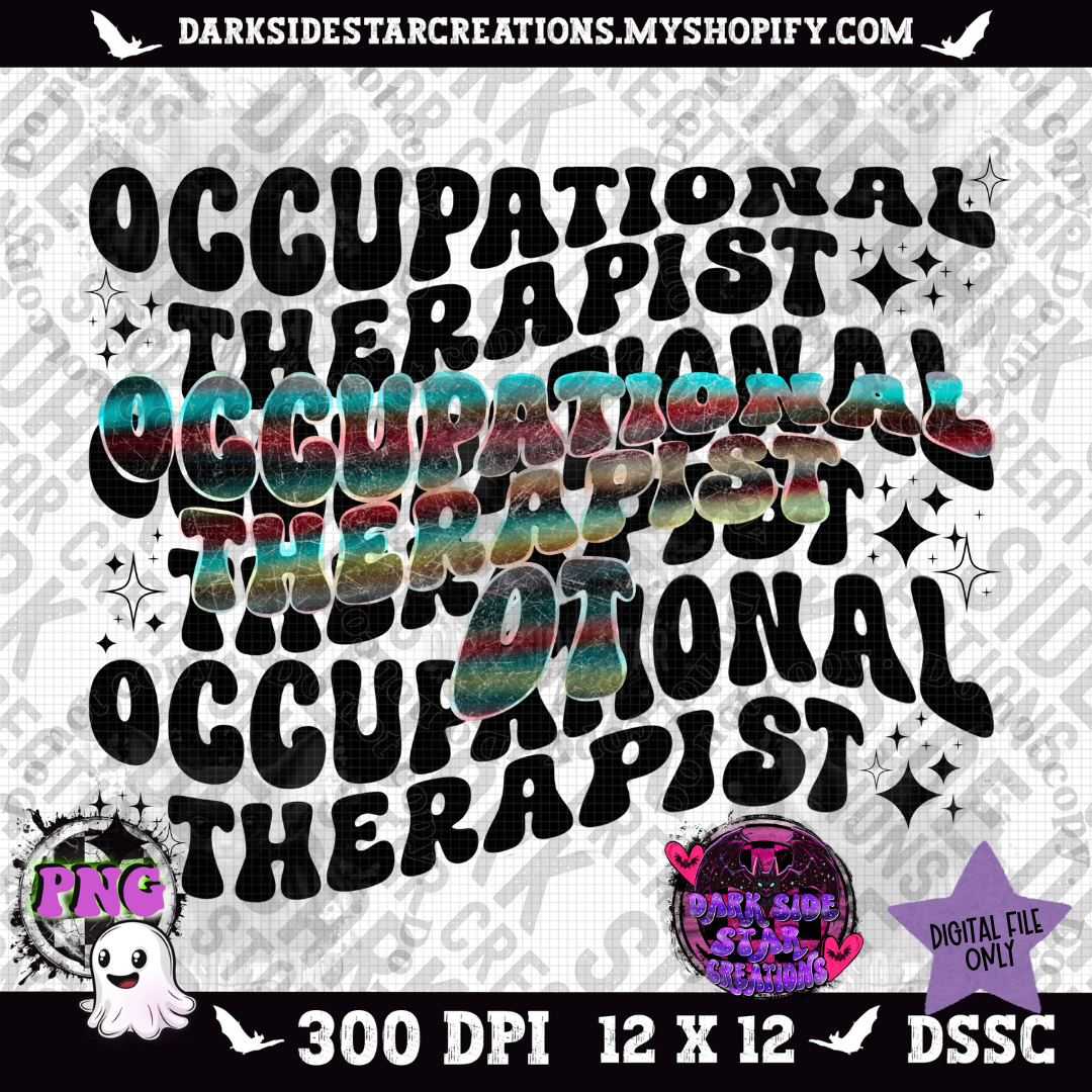 Occupational Therapist OT PNG | 300 DPI | PNG | Digital Files Only (1)