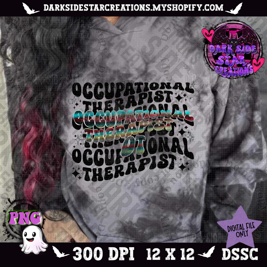 Occupational Therapist OT PNG | 300 DPI | PNG | Digital Files Only (1)